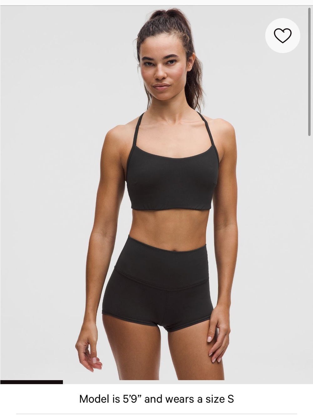 Lululemon Flow Y Bra Light Support, C/D
Cup Evolve black size small